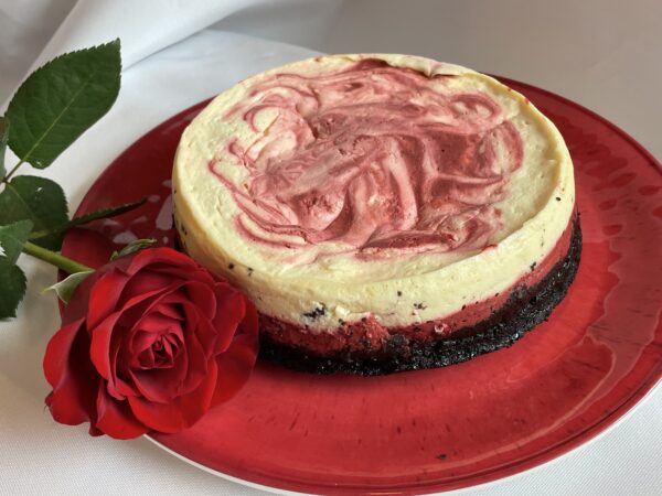Layered Red Velvet Cheesecake 7-inch